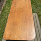 Small vintage solid light oak bar from the 1950s.