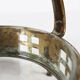 Art Deco Austrian Fruit Basket in Copper and Glass, 1920