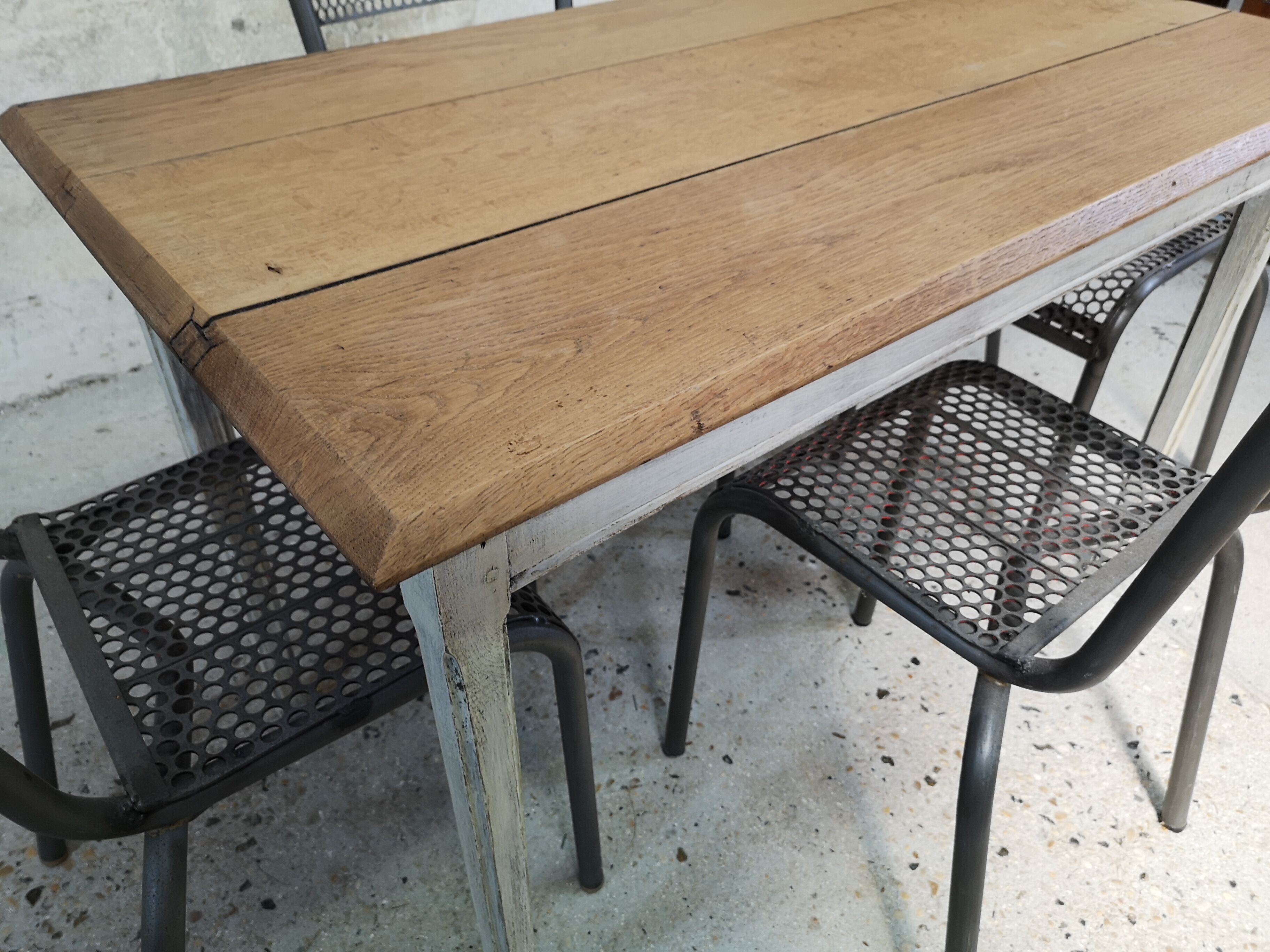 Old bistro table