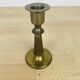 Vintage gold brass candle holder