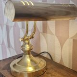 Brass notary or banker's lamp