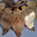 Gold metal ceiling light