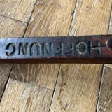 Series of 8 vintage bistro chairs early 20th wood and straw