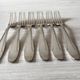 Antique silver-plated forks