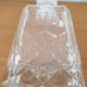 Chiseled glass whisky carafe