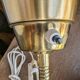 AJH Swedish brass adjustable wall lights