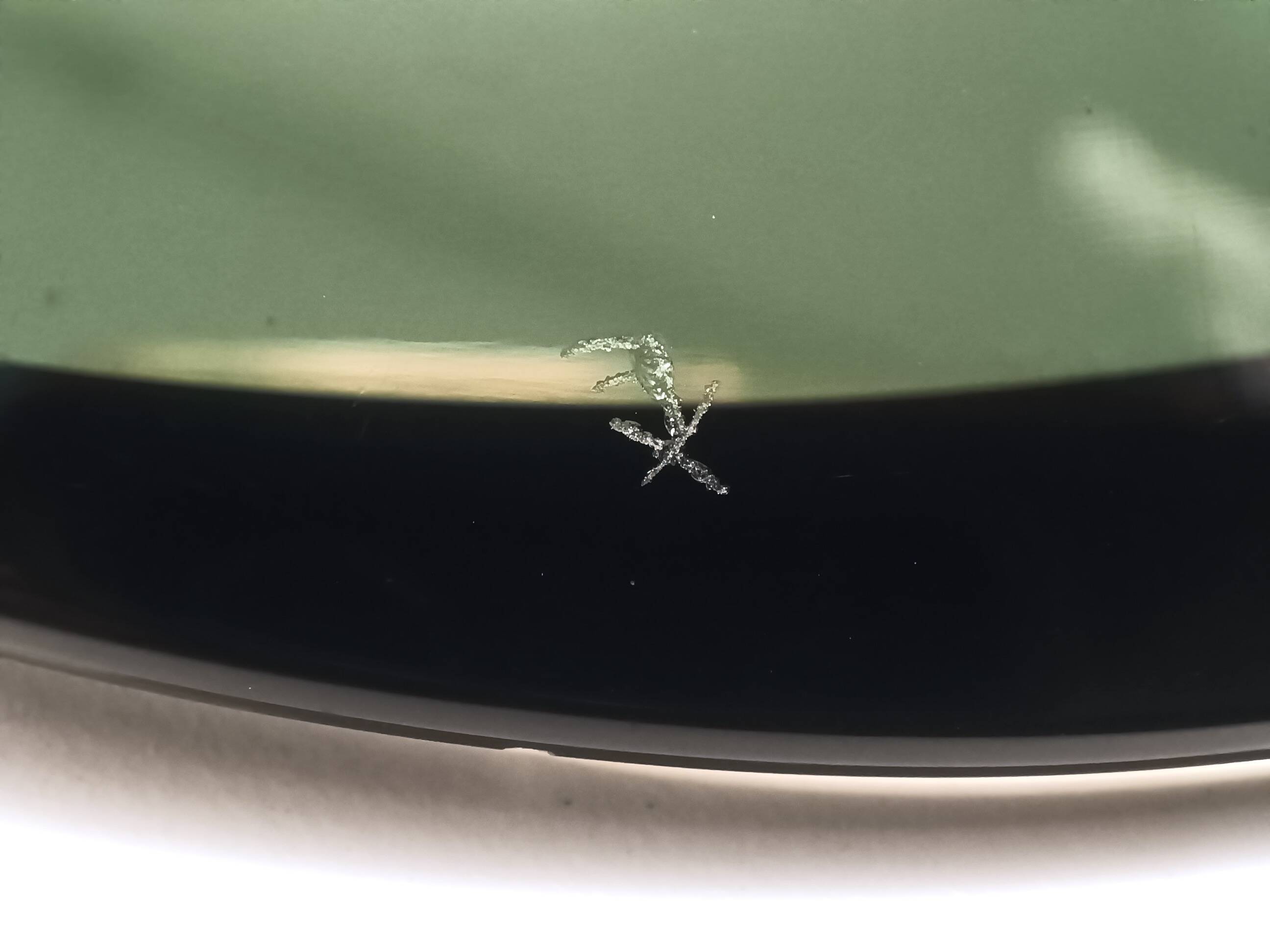 Dark Green Glass Ashtray by Max Ingrand for Fontana Arte, Italy