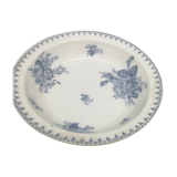 Plat en faïence Sarreguemines modèle Flore