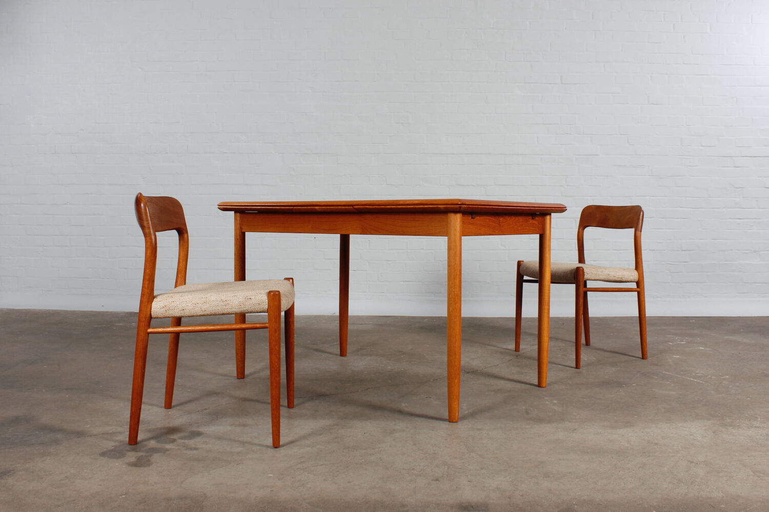 Dänischer Teakholz Esstisch 60er Jahre Vintage danish design