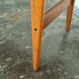 Vintage teak Danish Design adjustable table by Trioh Denmark .