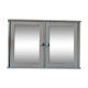 Greyed wood medicine cabinet
