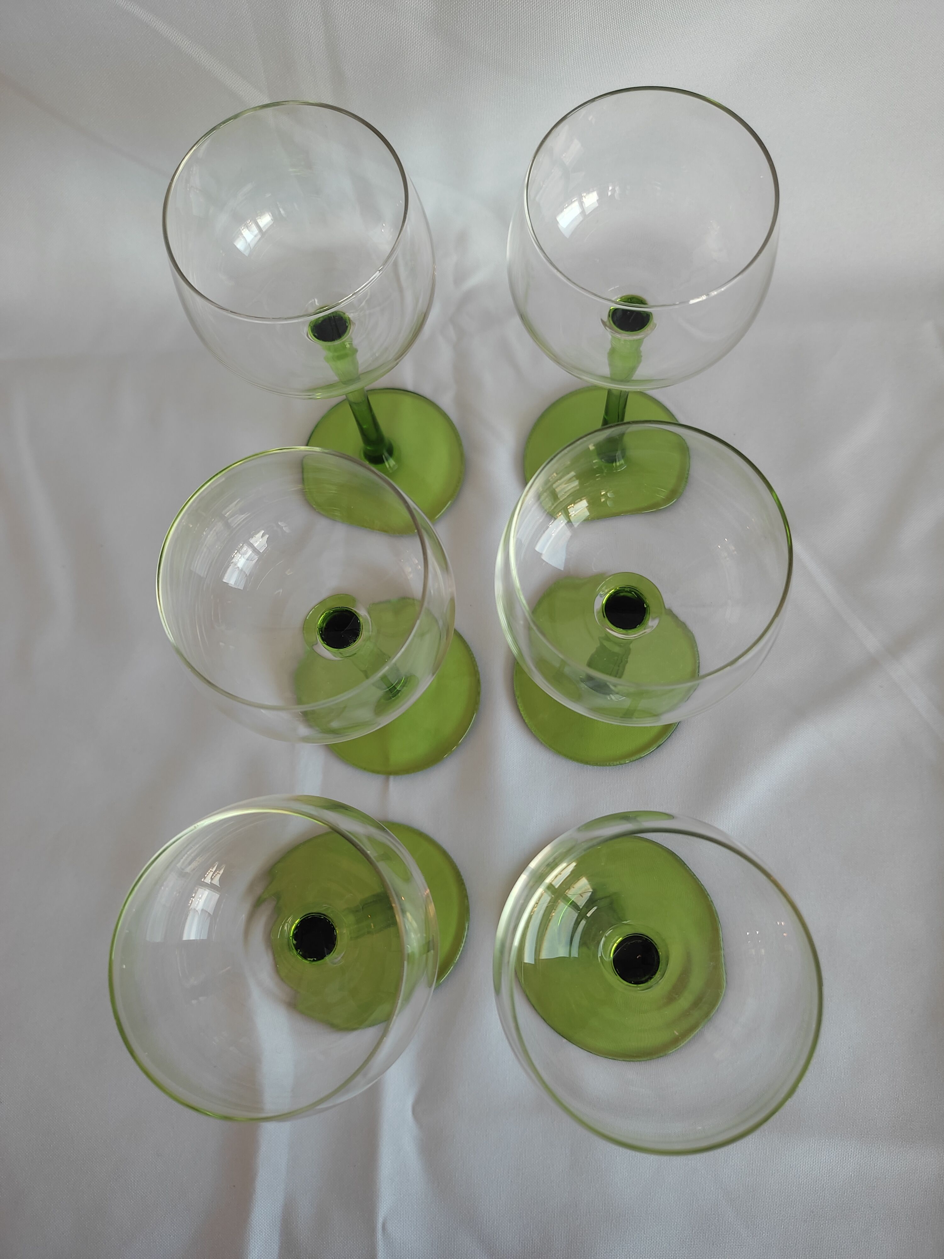 Lot wine glasses Alsace