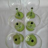 Lot wine glasses Alsace