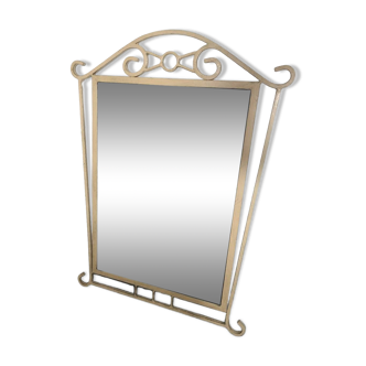 Wrought iron mirror