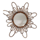 Rattan mirror
