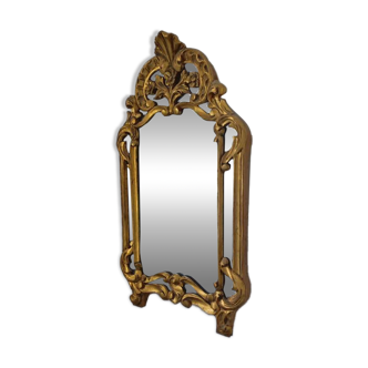 Very pretty Louis XVI style gilded wooden mirror