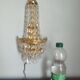 Pair of vintage Presiosa crystal wall lights