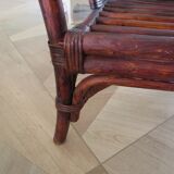 Bamboo and bentwood armchair from the 60s