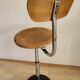Tabouret industriel télescopique, Mirima, France vers 1950