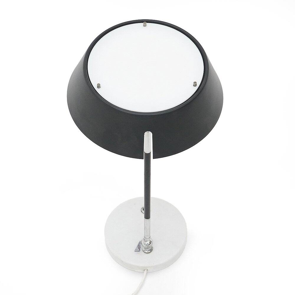 Table lamp by Stilux with a marble base, 1950s.