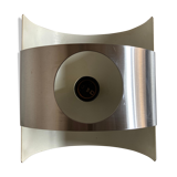 Space Age applied in brushed stainless steel and lay sheet XL 1970 Formentera