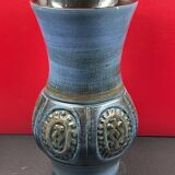 Contemporary ceramic Large vase, Jean de LESPINASSE - 1950, H 35 cm