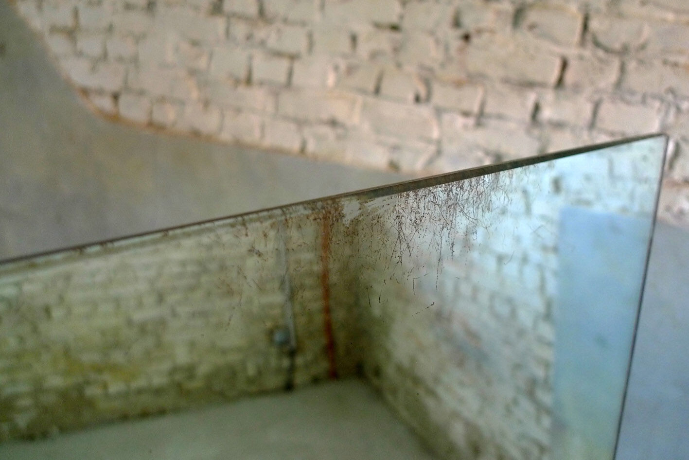 Art Deco psyche mirror - 155x55cm