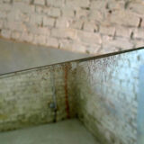 Art Deco psyche mirror - 155x55cm