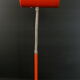 Lampe vintage 1970 métal laqué orange