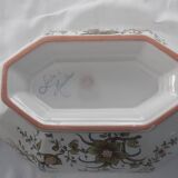 Lallier earthenware soup tureen in Moustiers