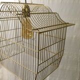 Golden birdcage suspension
