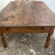 Grande table basse bois rustique à 1 tiroir