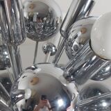 Vintage Sputnik wall/ceiling light from the space age, Cossack style.