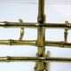 Bamboo-like coat rack in bronze