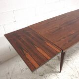 Scandinavian dining table, Rio rosewood, vintage design