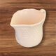 Gien earthenware milk jug/creamer with "Pont aux choux" (Cabbage Bridge) and "Grain de Riz" (Rice Grain) decoration