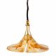 Tulip Cosack pendant lamp, 1970s, brass, 60 cm, E27
