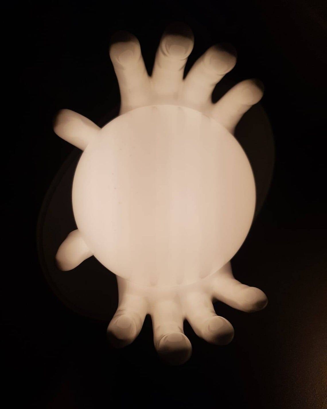 Italian ceramic table lamp 70s