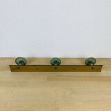 Wall coat rack with 3 hooks from the 1950s