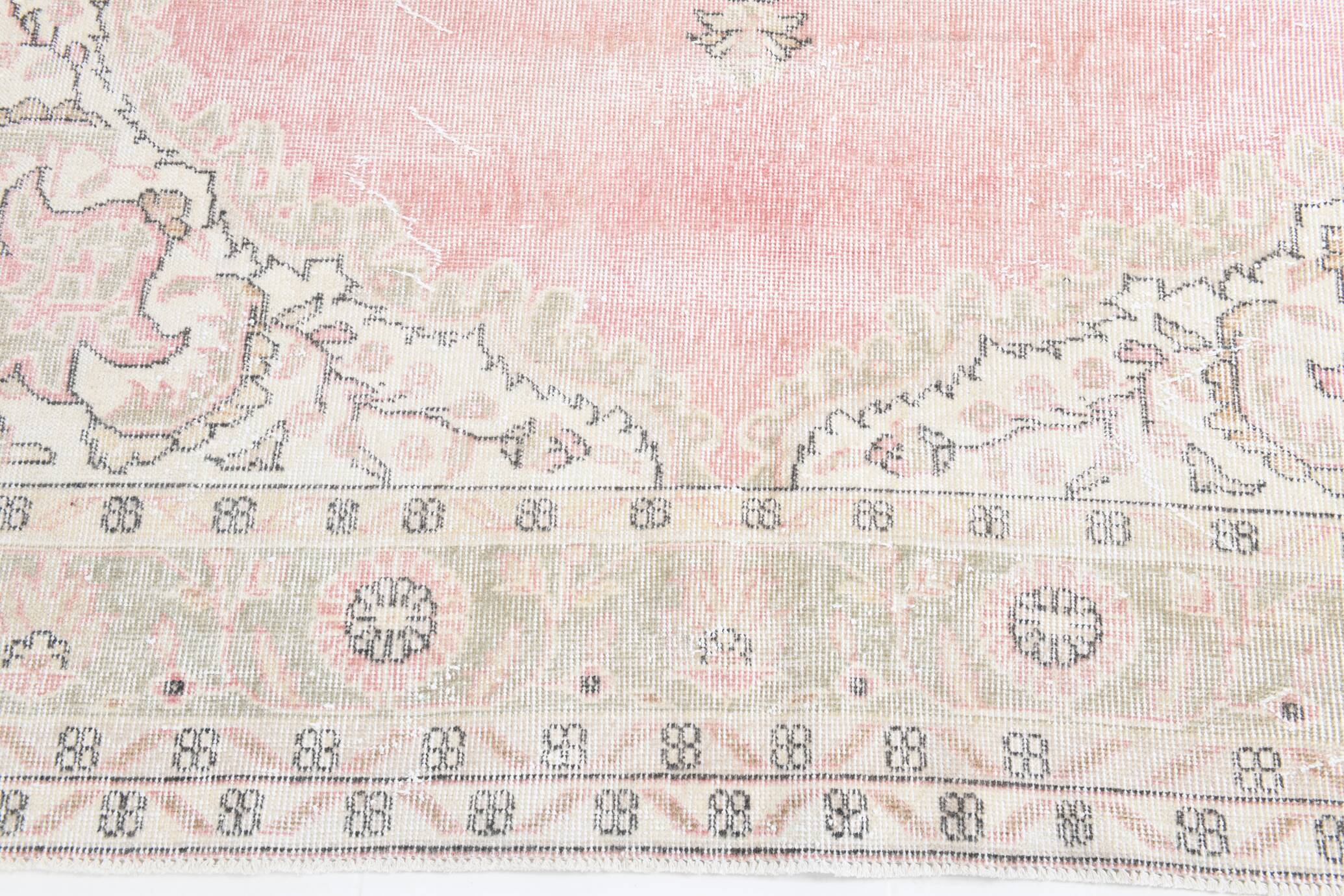 7x10 Shades Of Blush Pink Persian Rug,211x323Cm