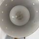 Diabolo floor lamp from the 1950s - brass & rattan - Lunel style - vintage design