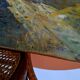 Oil on canvas Place de vilage fontaine