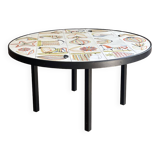 Ceramic table by Roger Capron, model created around 1960