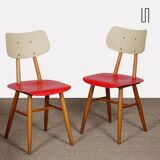 Paire de chaises produites par Ton dans les années 1960