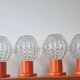 Set of Six Table Midcentury Table Lamps, Kamenicky Senov, 1970s