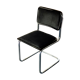 Chaises B32 de Marcel Breuer en velours côtelé noir
