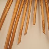 Rattan sun mirror 1960, 55 cm