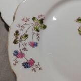 Vintage floral dessert plates