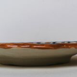 Spanish glazed stoneware talavera plate