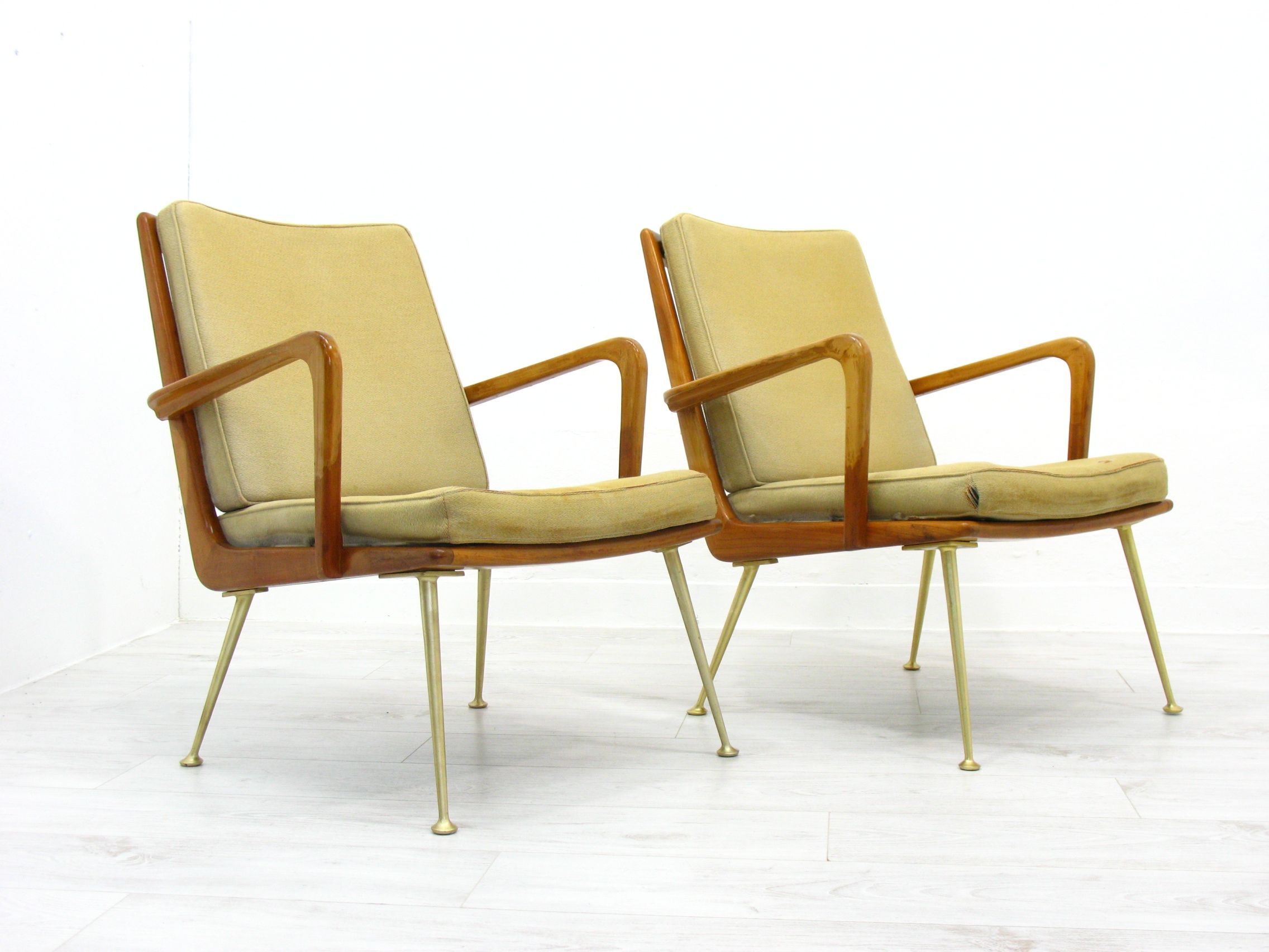 Armchairs by Hans Mitzlaff for Eugen Schmidt, Germany, 1950